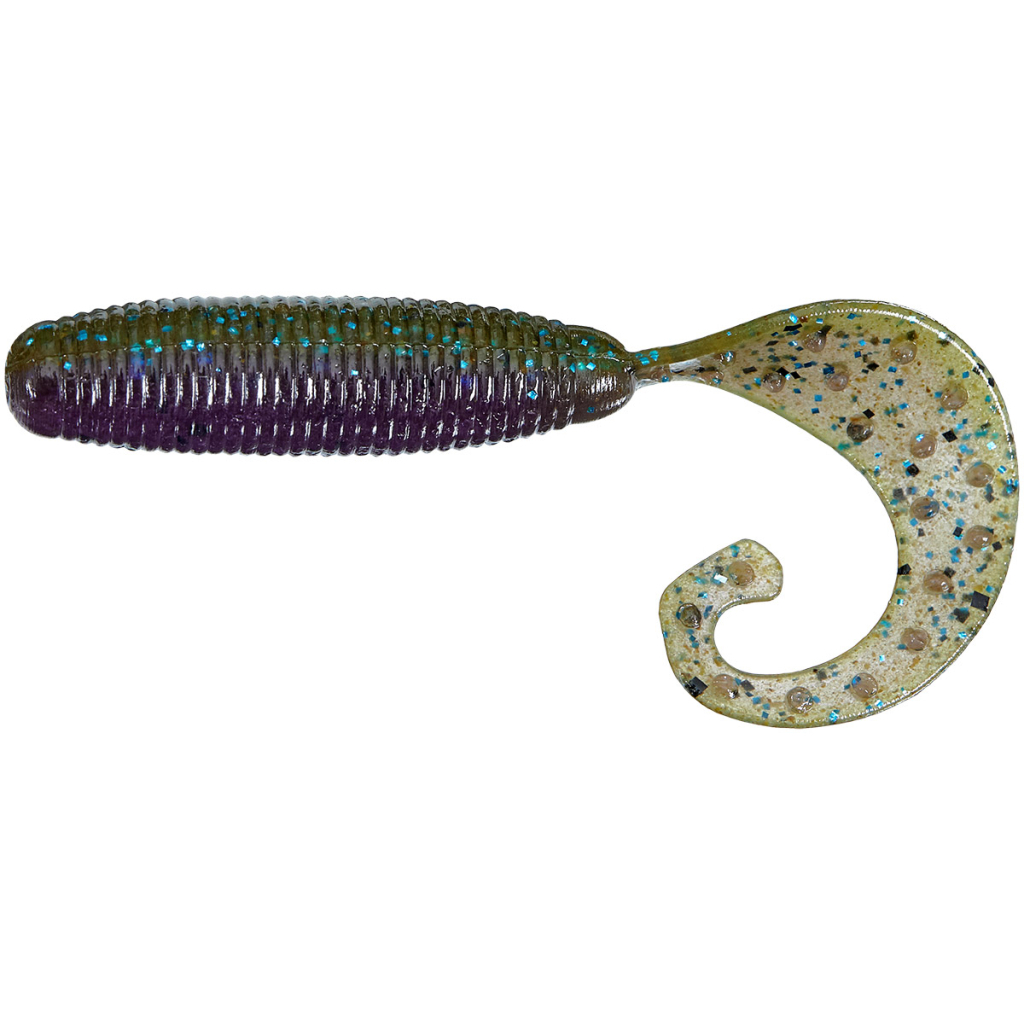 Силікон рибальський Reins Fat G-Tail Grub 3" 060 Onga River Moneybait (10 шт/уп.) (1552.08.61) - зображення 1