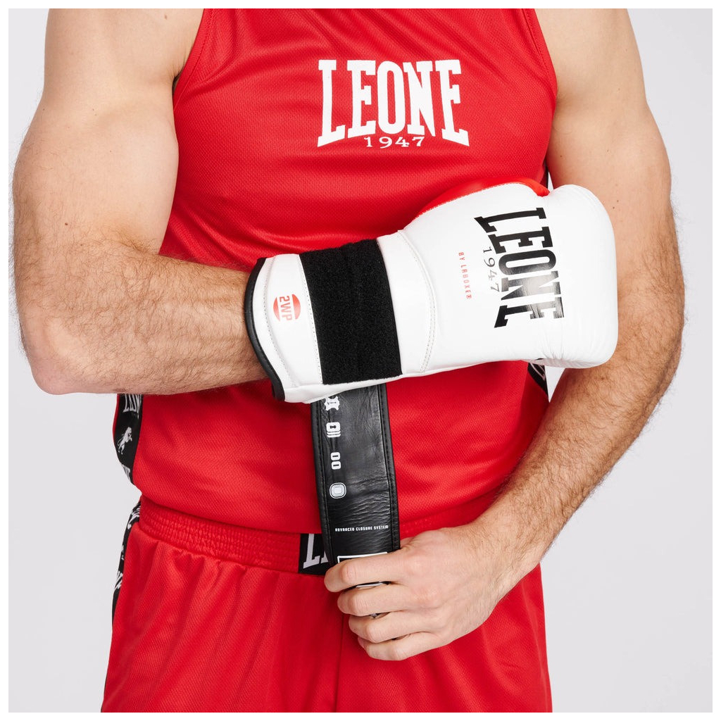 Боксерські рукавички Leone GN113 IL Tecnico N3 White 12 унцій (GN113_White_12oz) - зображення 9