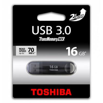 USB флеш накопичувач Toshiba 16GB SUZAKU Black USB 3.0 (THNV16SUZBLACK(BL6) - зображення 2