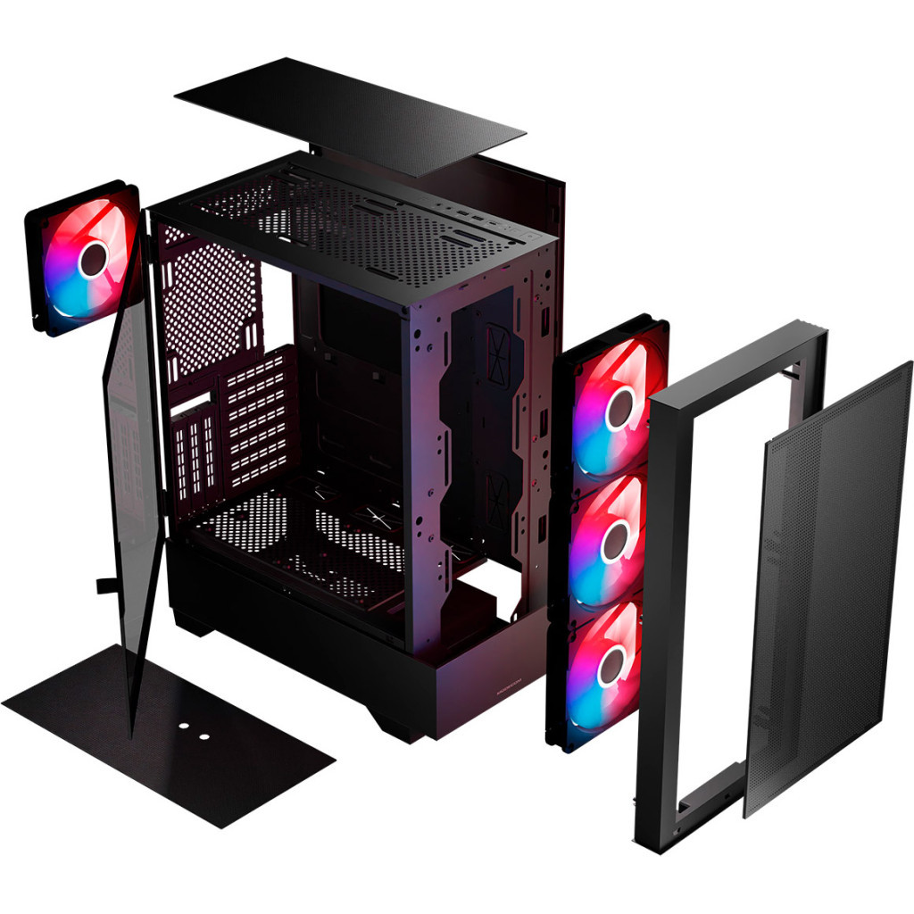 Корпус Modecom SIROCO ARGB FLOW (AT-SIROCO-MG-10-00ARGB-00) - зображення 11