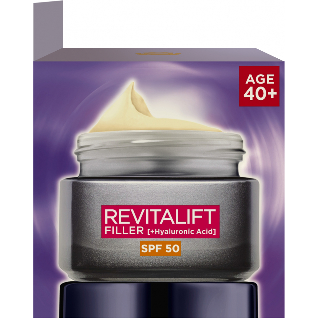 Крем для обличчя L'Oreal Paris Revitalift Filler Х3 Антивіковий SPF-50 50 мл (3600523982745) - изображение 4