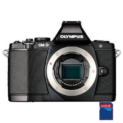Цифровий фотоапарат Olympus OM-D E-M5 body black (V204040BE000) - зображення 1