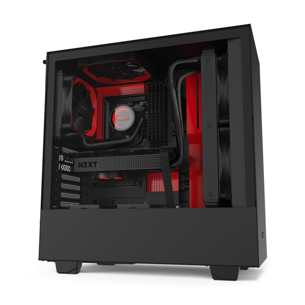 Корпус NZXT H510 Black/Red (CA-H510B-BR) - зображення 12