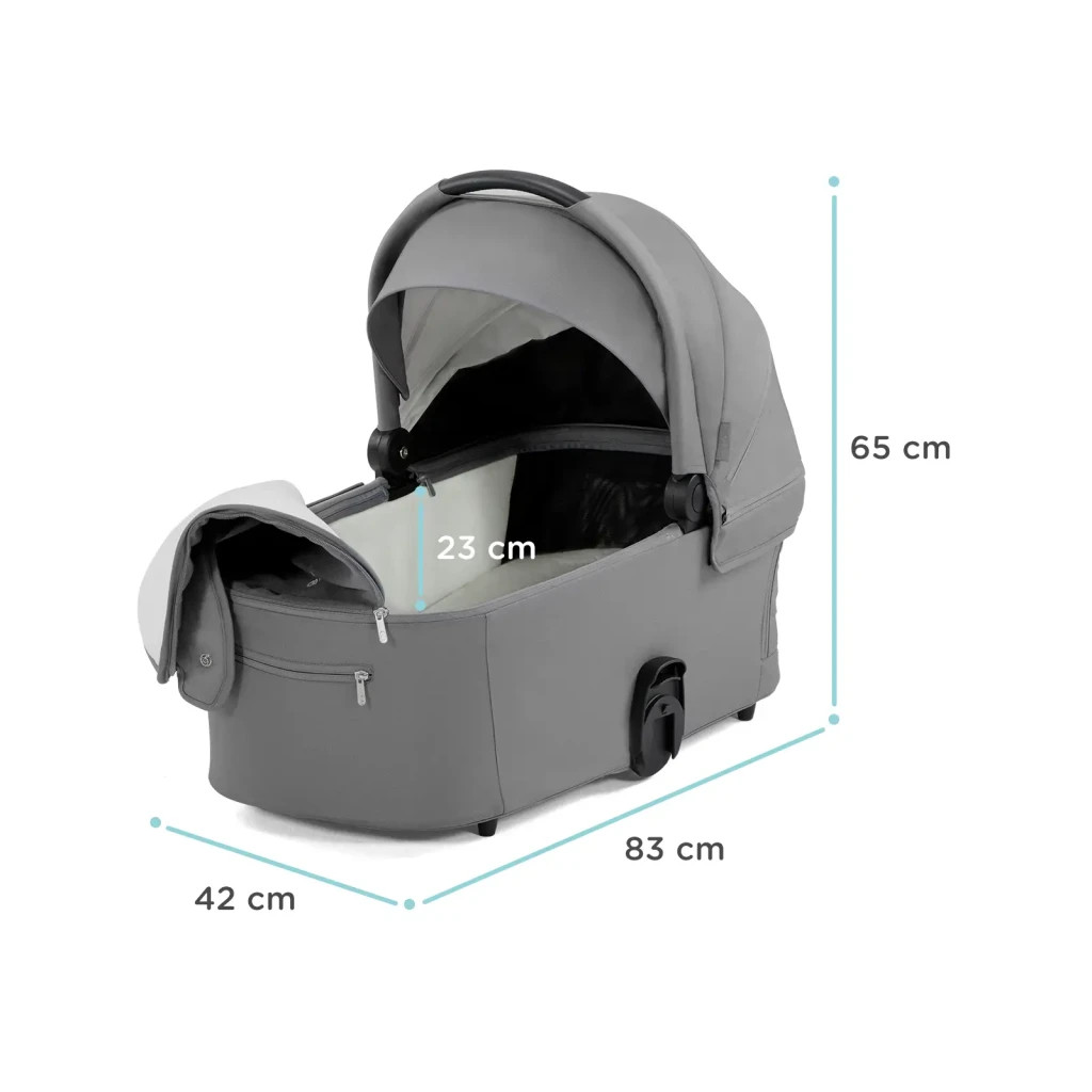 Коляска Kinderkraft 2 в 1 Nea Platinum Grey (KSNEA000GRY2000) (5902533919826) - зображення 8