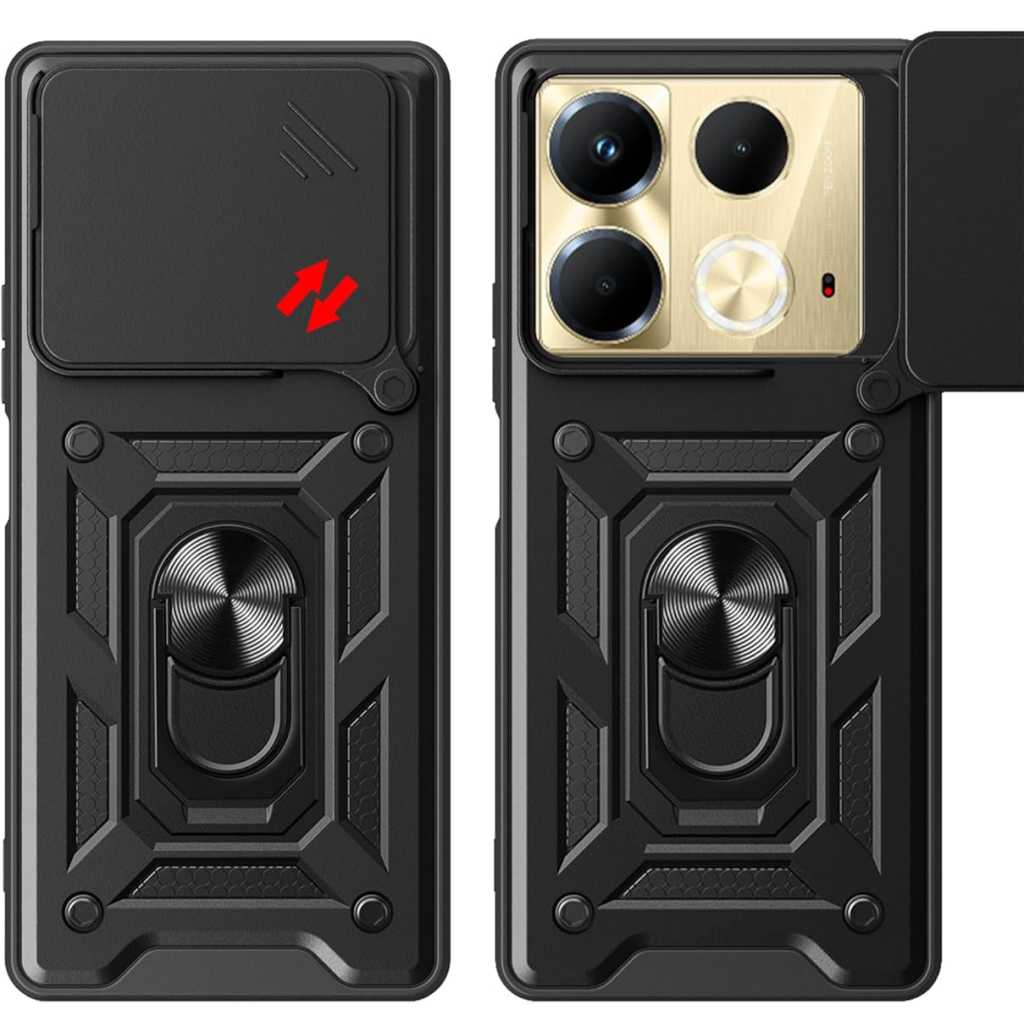 Чохол до мобільного телефона BeCover Military Infinix Note 40 (X6853) Black (712159) - зображення 2