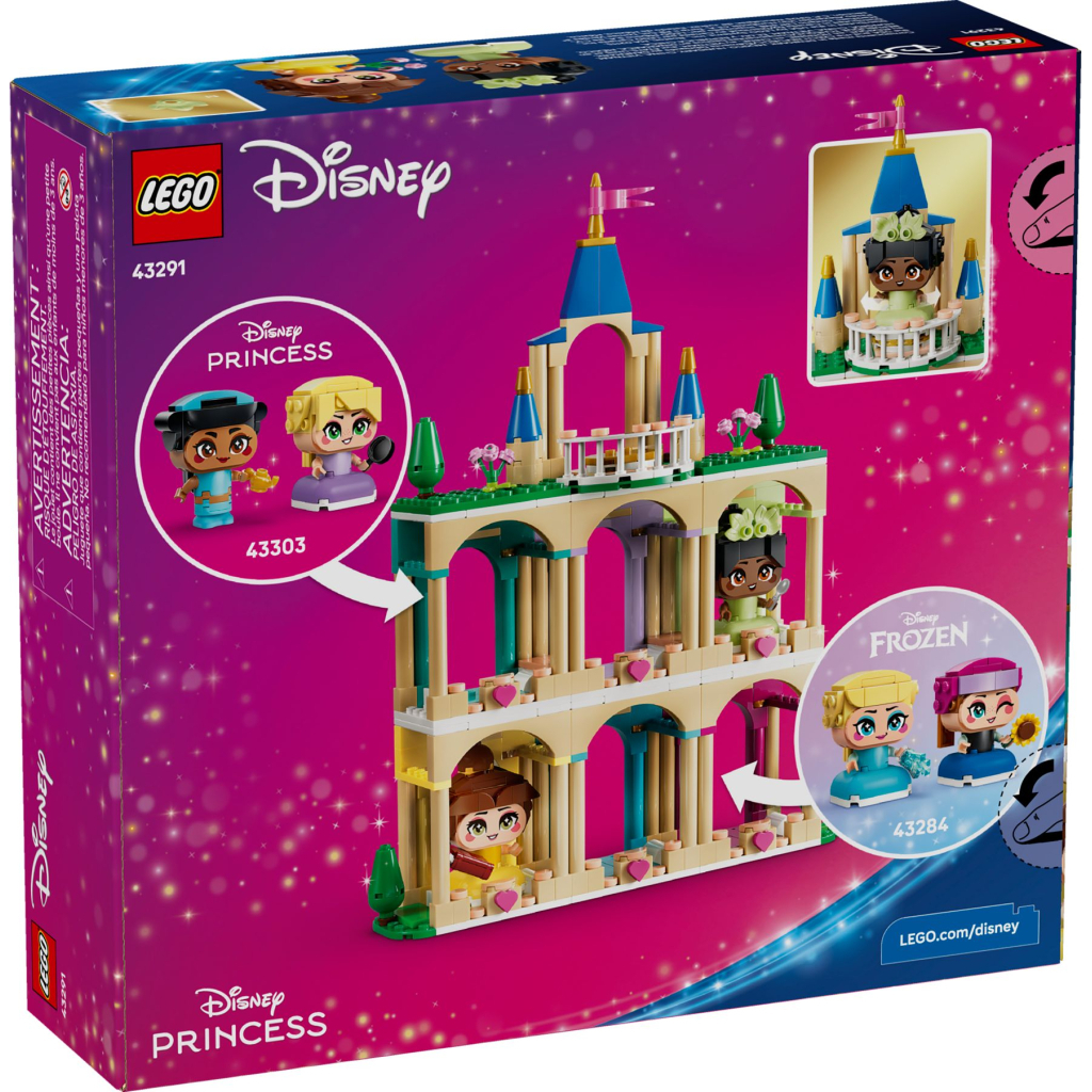 Конструктор LEGO Disney Princess Мініпринцеси Бель і Тіана з замком (43291) - зображення 7