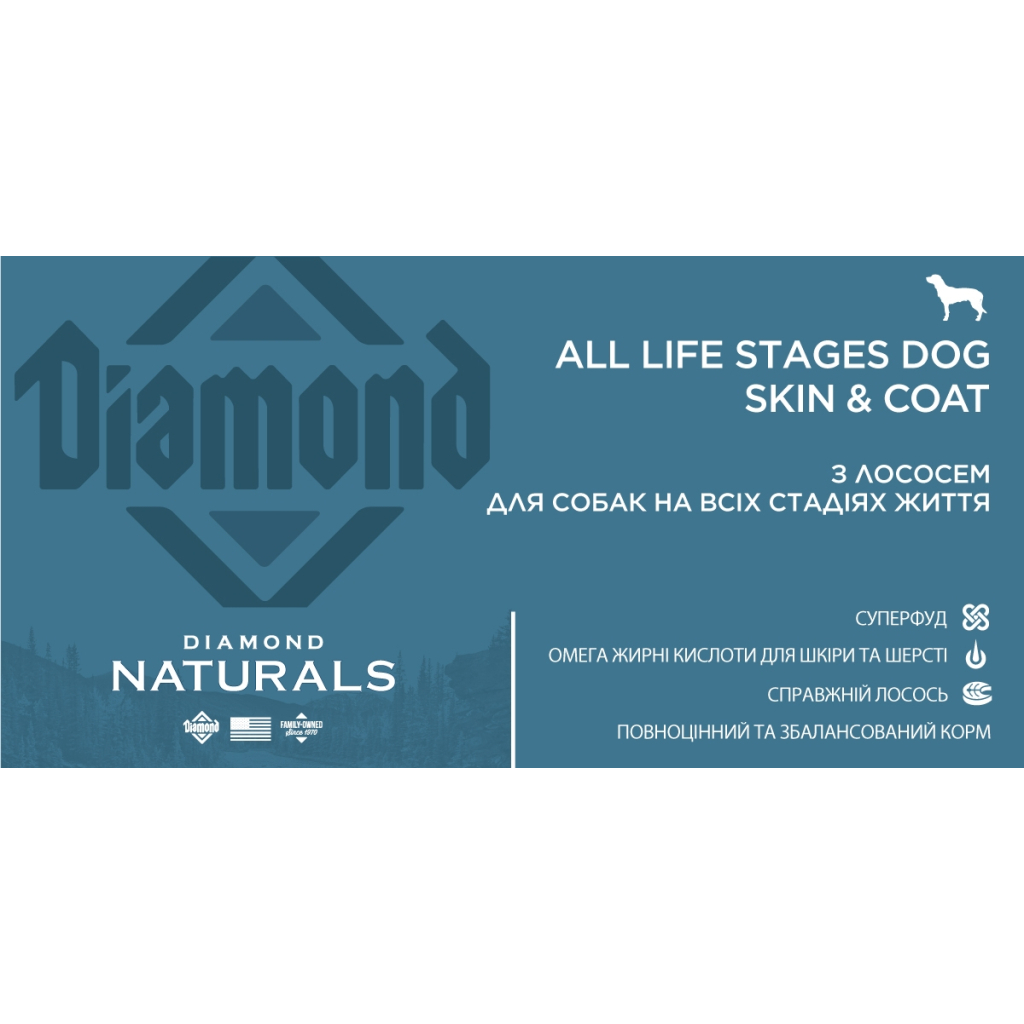 Сухий корм для собак Diamond Naturals All Life Stages Dog Skin&Coat 2 кг (0074198615636) - зображення 5