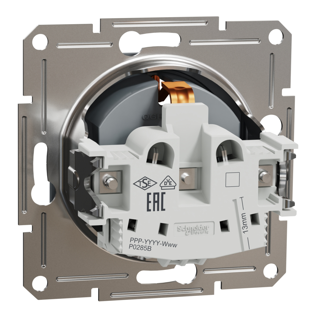 Розетка Schneider Electric ASFORA сталь (EPH2900162) - изображение 7