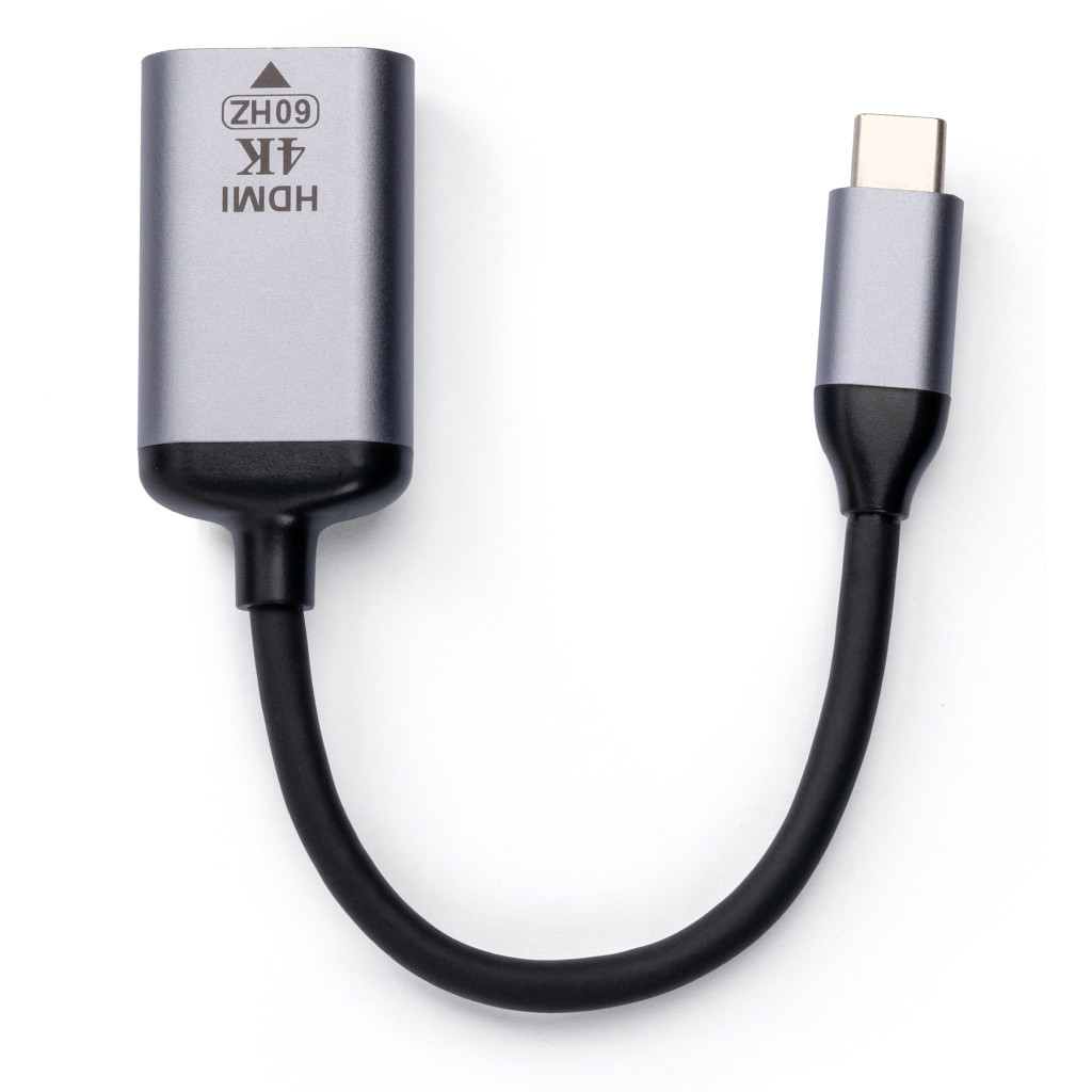 Перехідник Type-C Male to HDMI 2.0 4K60Hz Vinga (VCPATCHDMI2) - зображення 3