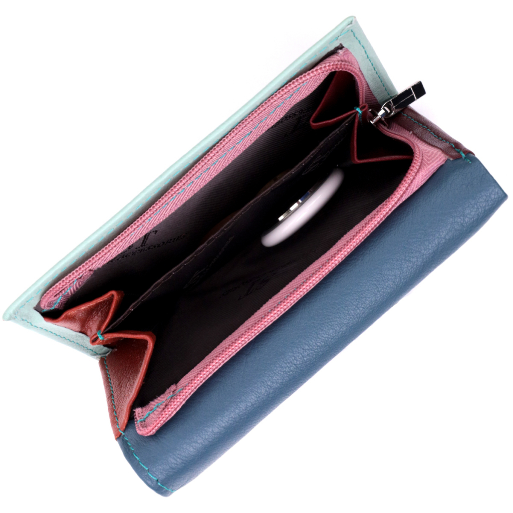 Гаманець ST Leather З натуральної шкіри Різнокольоровий (19459) - зображення 7