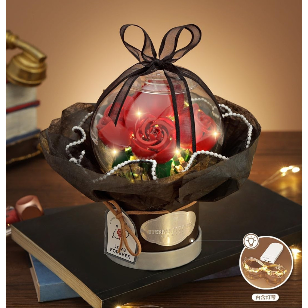 Конструктор LOZ mini букет троянд (1300) - зображення 3