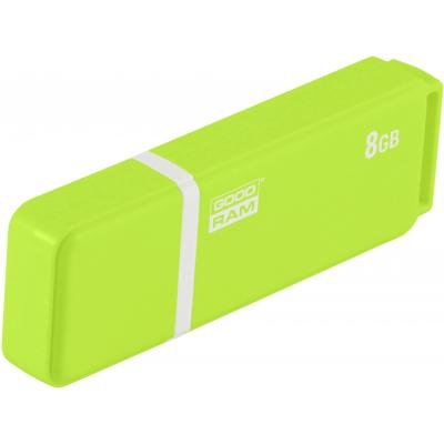 USB флеш накопичувач Goodram 8GB UMO2 Orange Green USB 2.0 (UMO2-0080OGR11) - зображення 2