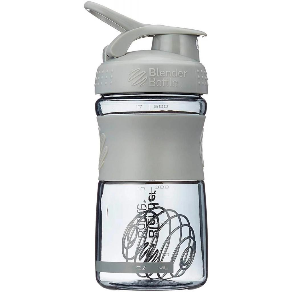 Шейкер спортивний BlenderBottle SportMixer 590ml Grey ORIGINAL (SM 20oz Grey) - зображення 4