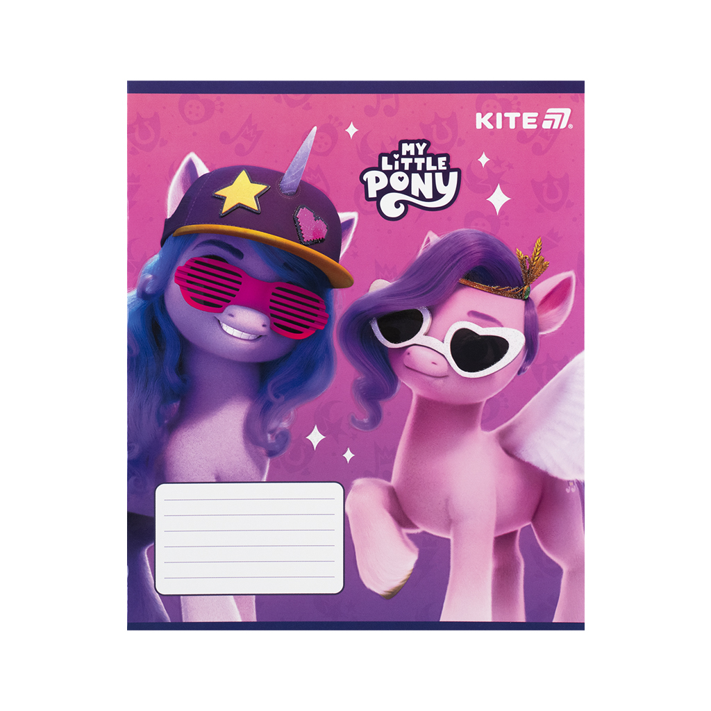 Зошит Kite My Little Pony, 12 аркушів, коса лінія (LP25-235) - зображення 4