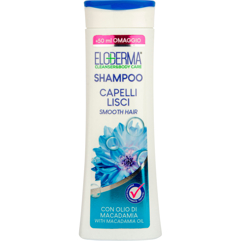 Шампунь Eloderma для прямого волосся з олією макадамії 300 мл (8059602240774) - зображення 1