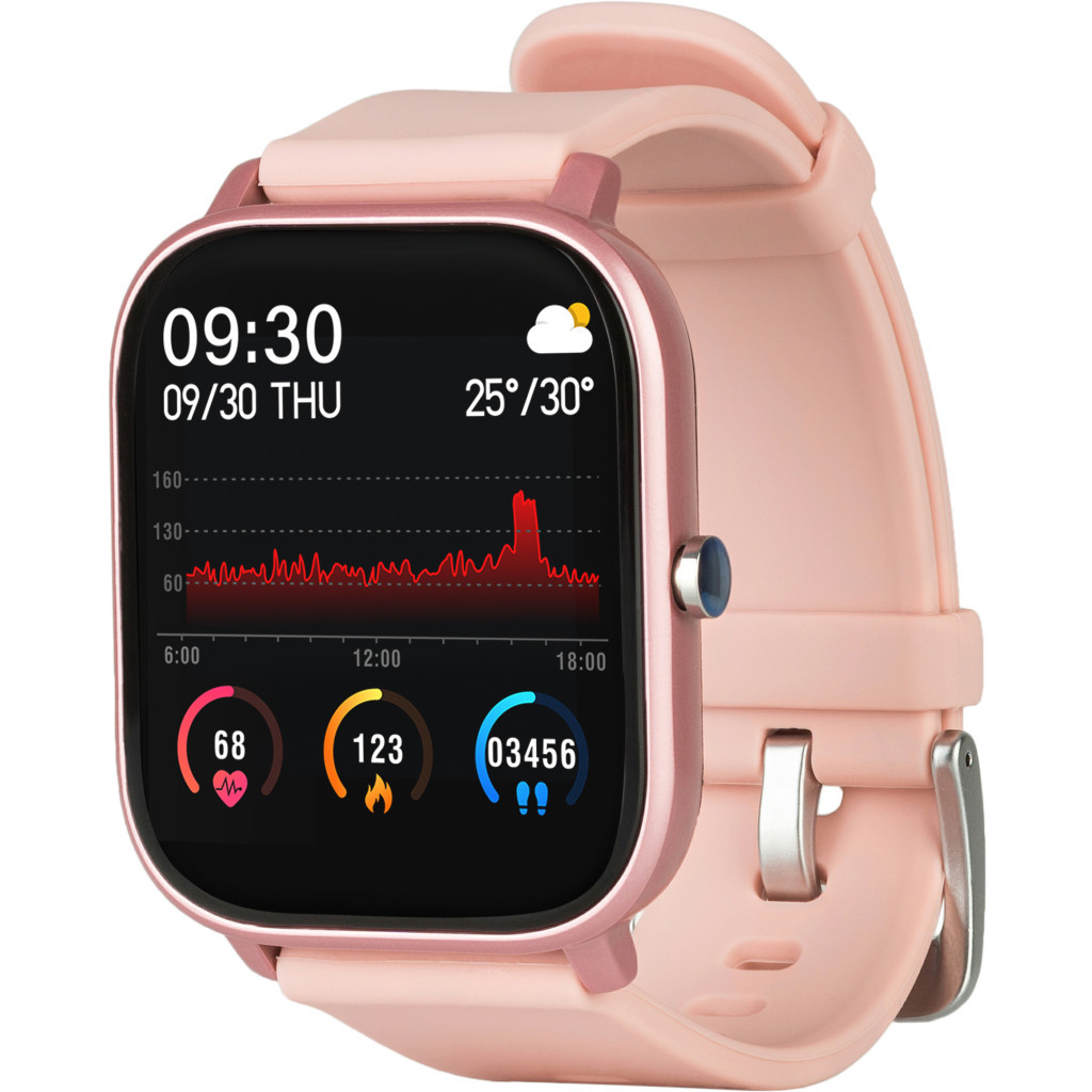 Смарт-годинник Globex Smart Watch Me (Pink) - зображення 1