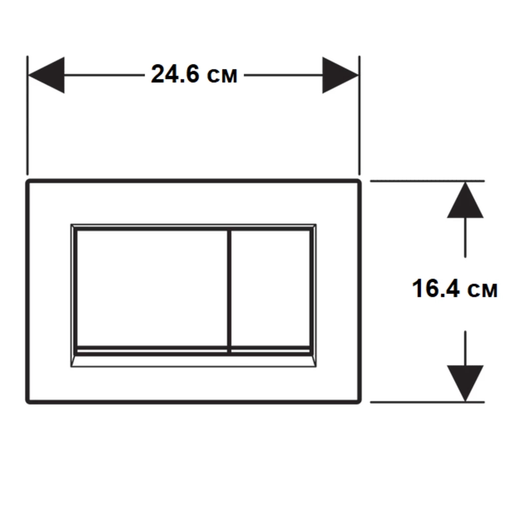 Панель змиву Geberit Sigma30 білий (115.883.11.1) - зображення 3