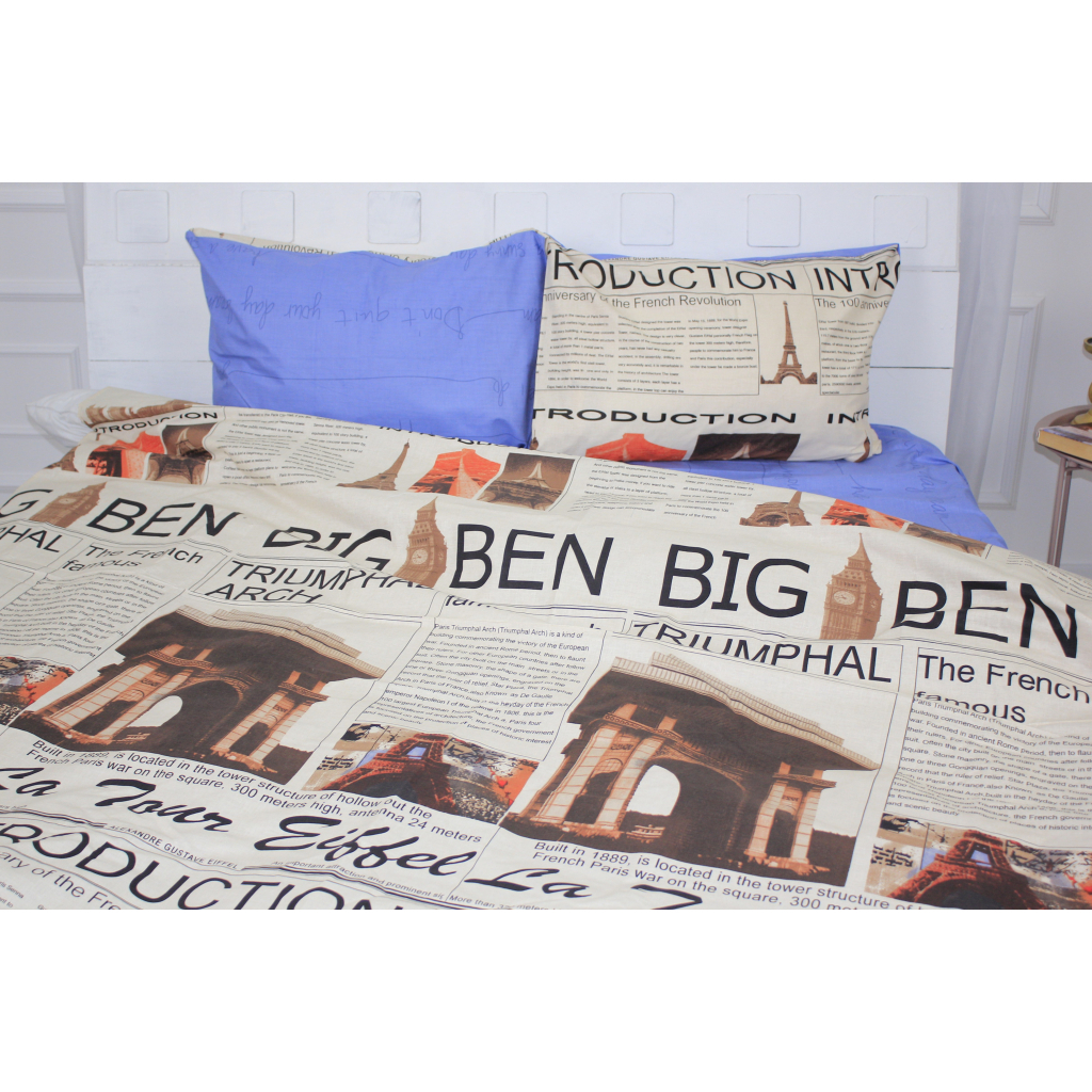 Постільна білизна MirSon Бязь 17-0536 Big Ben 175х210 (2200003791358) - зображення 2