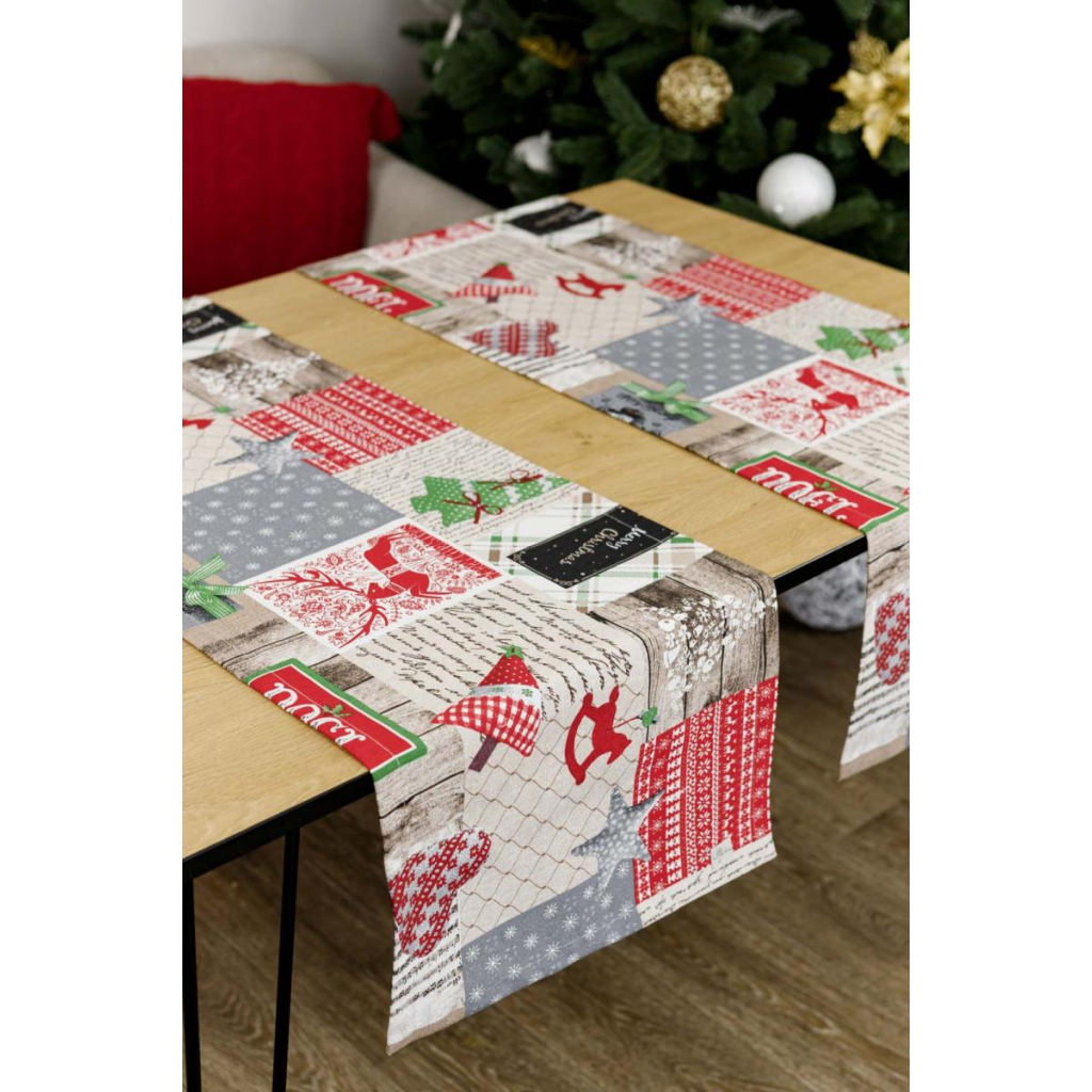 Доріжка на стіл Прованс Merry Christmas 40x140 см (031476) - зображення 3
