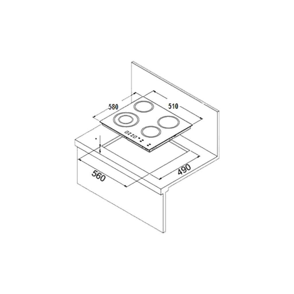 Варочна поверхня Liberty PI 6044 B (507) (PI6044B(507)) - зображення 2