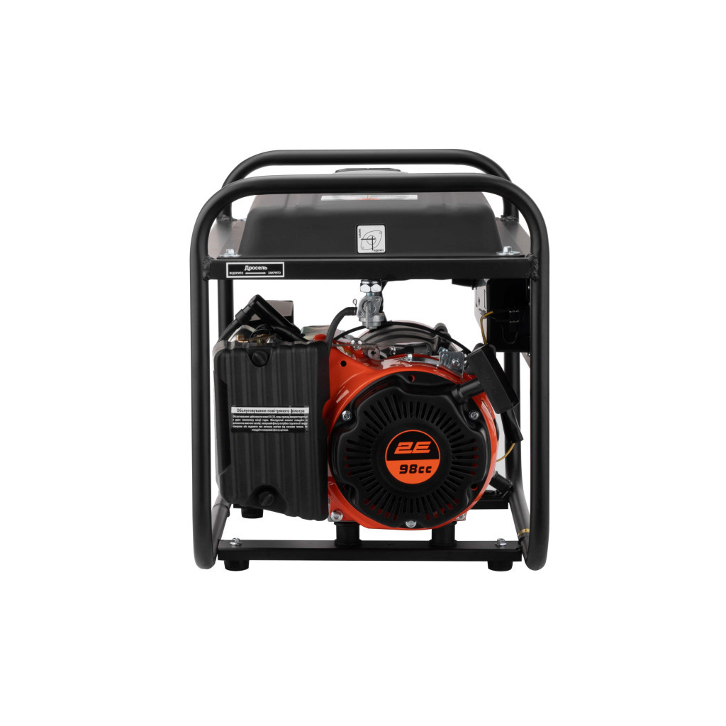 Генератор 2E 220V, 1 фаза, 0.8/1kW, ручний старт (2E-BS1500) - зображення 6