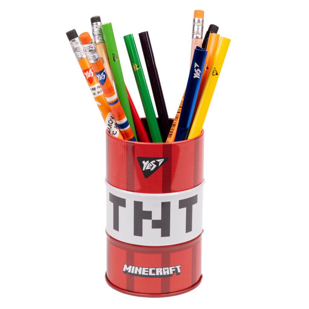 Підставка для дрібниць Yes бочка Minecraft метал, червоний (470497) - зображення 3