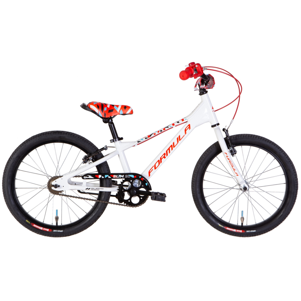 Велосипед Formula 20" Slim рама-10" 2022 White/Red (OPS-FRK-20-183) - зображення 1