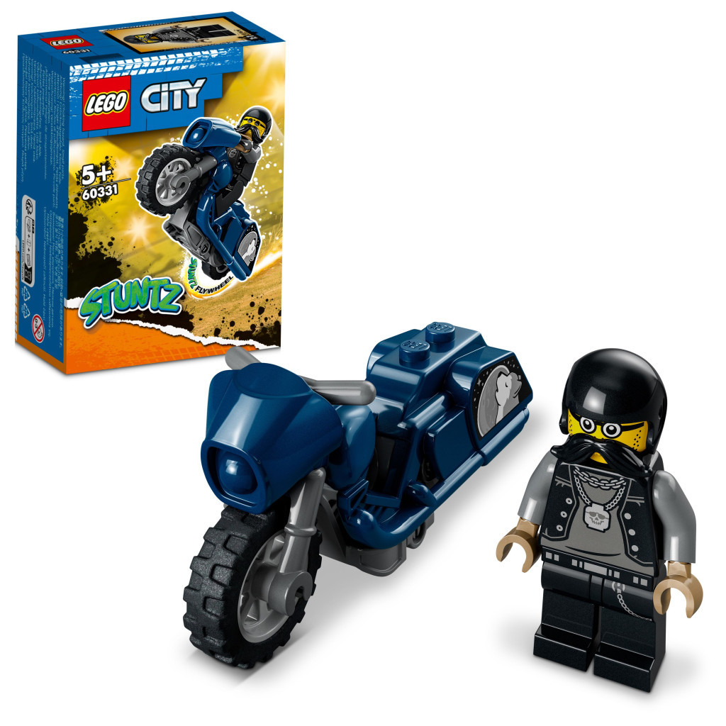 Конструктор LEGO City Stuntz Туристичний каскадерський мотоцикл 10 деталей (60331) - зображення 2
