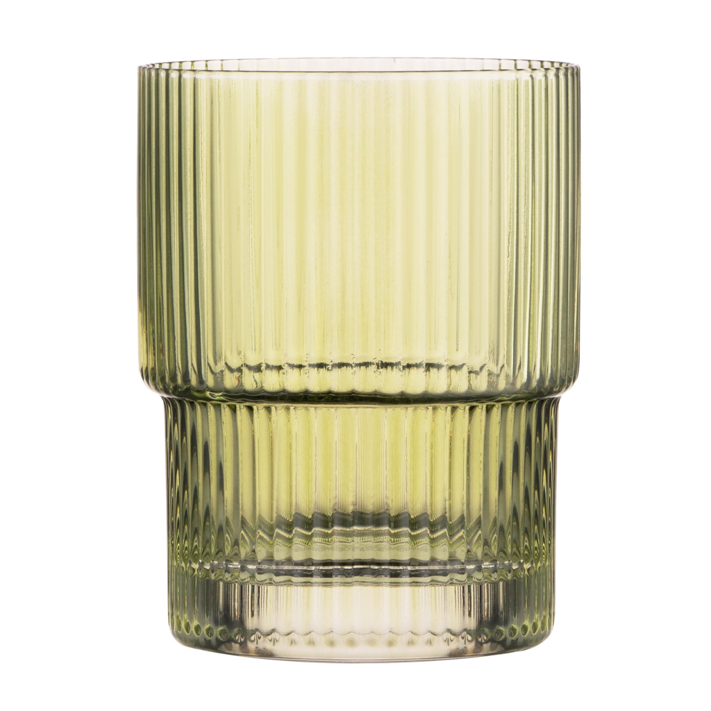 Набір склянок Ardesto 200мл, 2шт, скло, зелений (AR2620SGR) - изображение 2