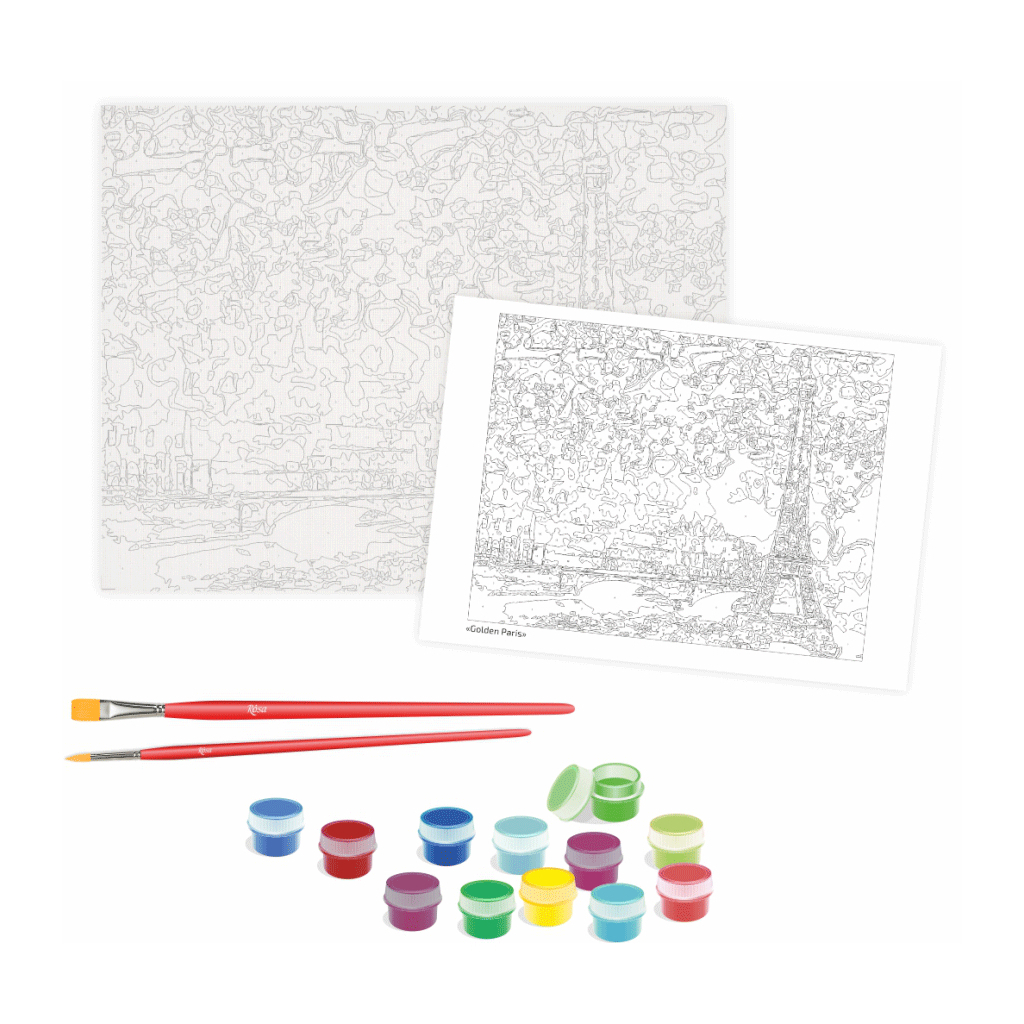 Картина по номерам Rosa Golden Paris 35 х 45 см (4823098529729) - зображення 2