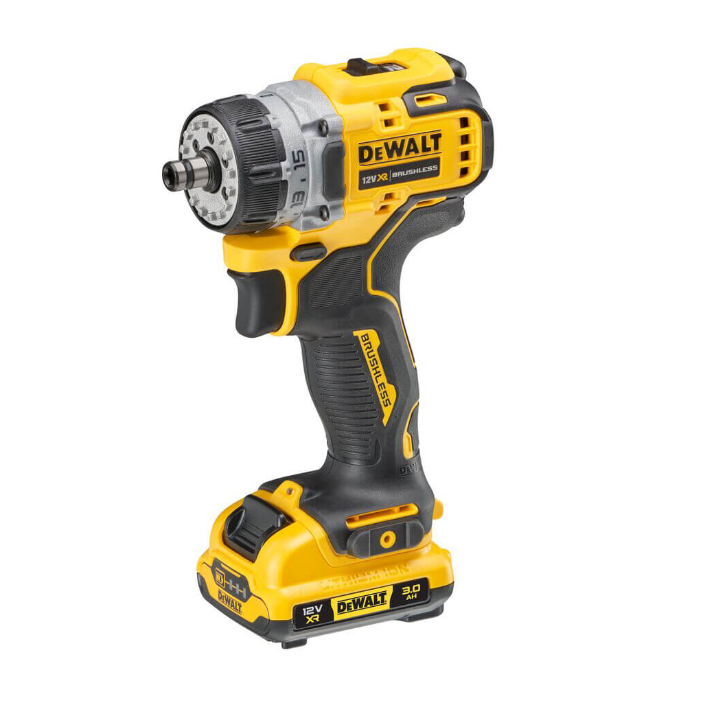 Шуруповерт DeWALT XR Li-Ion 12V, 2x3Ah, зі змінними насадками, 57.5 Нм, 0-425/0-1500 об/хв, 0.7, TSTAK (DCD703L2T) - зображення 5