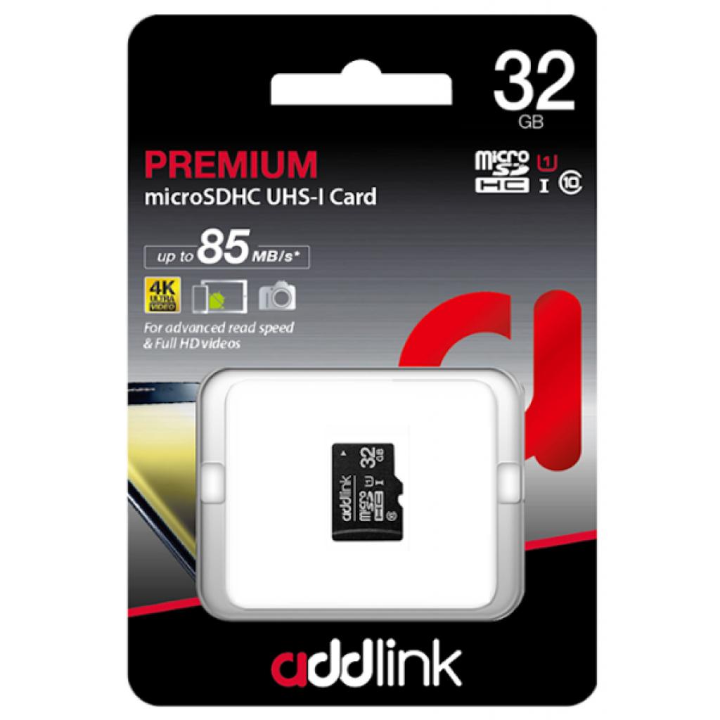 Карта пам'яті AddLink 32GB microSDHC class 10 UHS-I U1 (ad32GBMSH310) - зображення 2