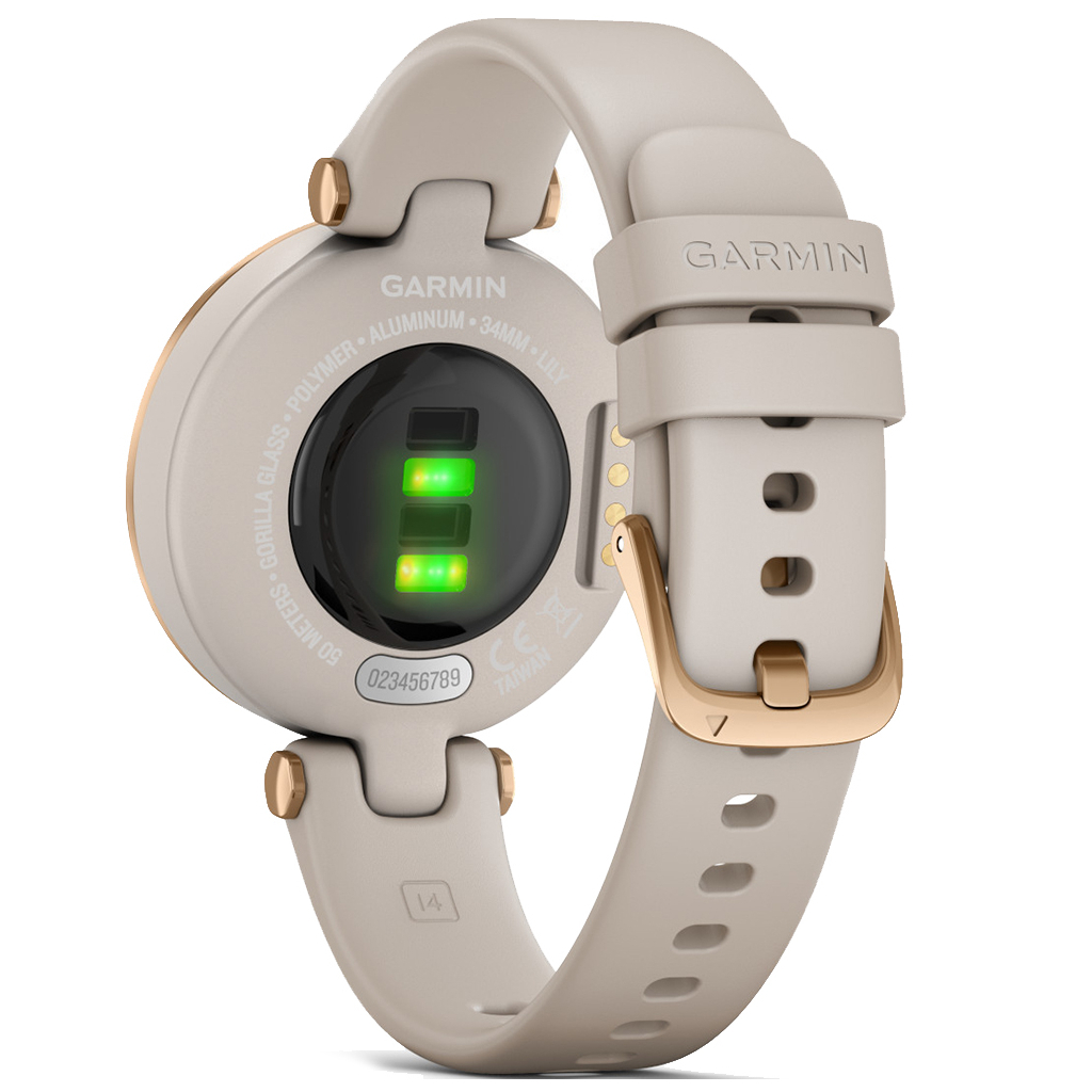 Смарт-годинник Garmin Lily, RoseGold, LightSand, Silicone (010-02384-11) - зображення 6
