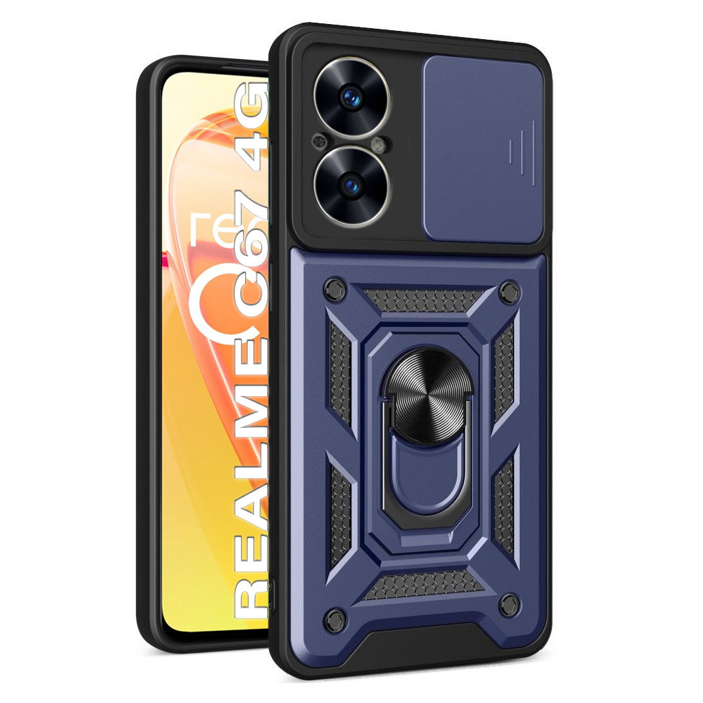 Чохол до мобільного телефона BeCover Military Realme C67 4G Blue (710708) - зображення 1
