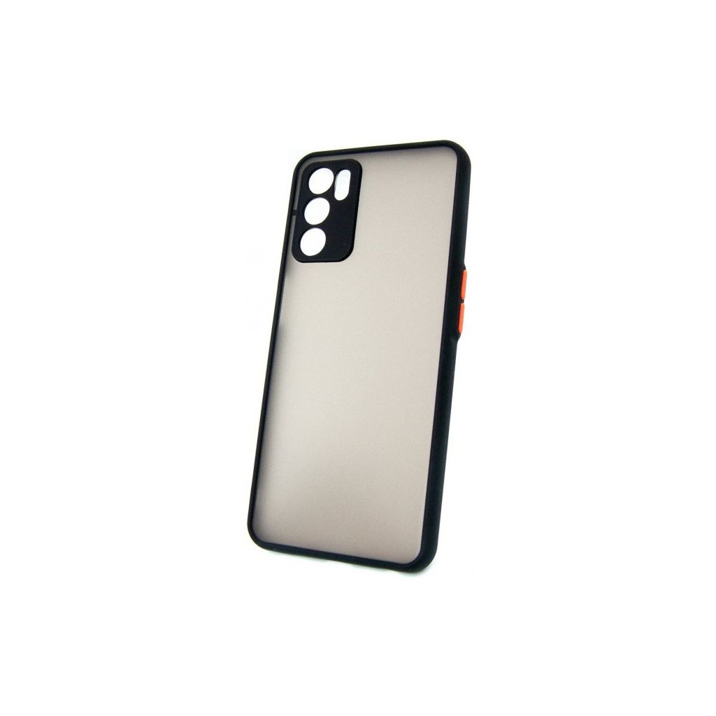 Чохол до мобільного телефона Dengos Matte OPPO A16 (black) (DG-TPU-MATT-103) - зображення 2
