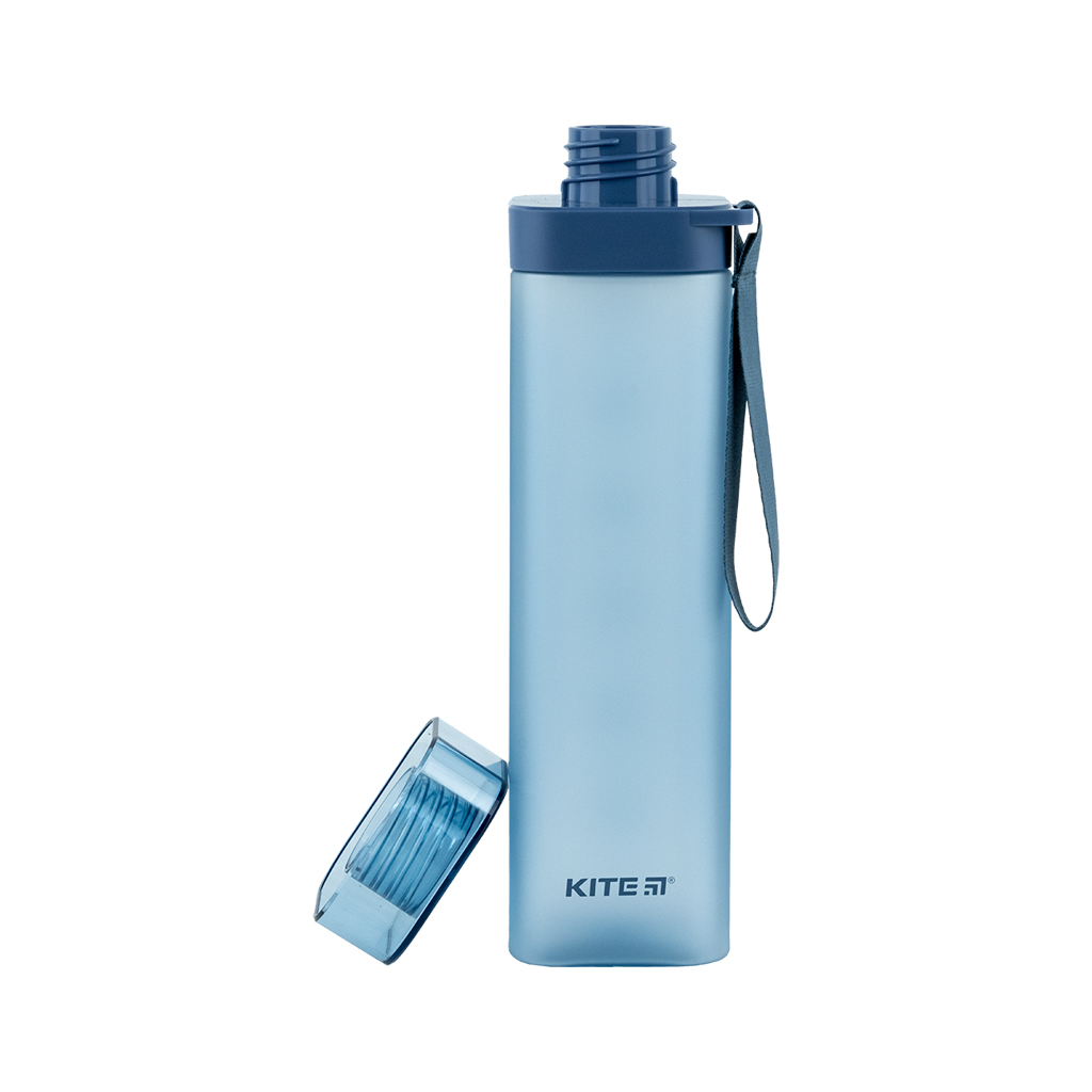 Поїльник-непроливайка Kite квадратна, 700 мл, синя (K24-1210-1) - зображення 4