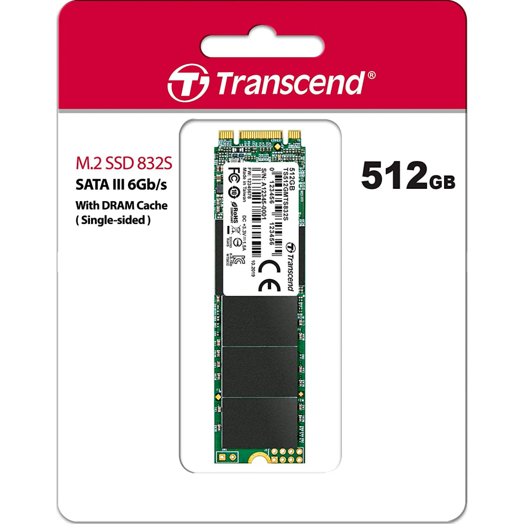 Накопичувач SSD M.2 2280 512GB Transcend (TS512GMTS832S) - зображення 3