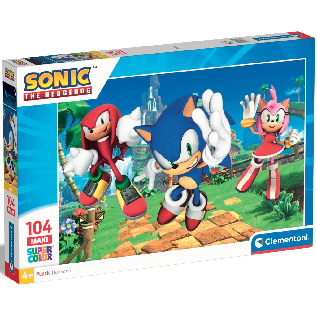 Пазл Clementoni Sonic серія MAXI 104 елементи (25764) - зображення 1