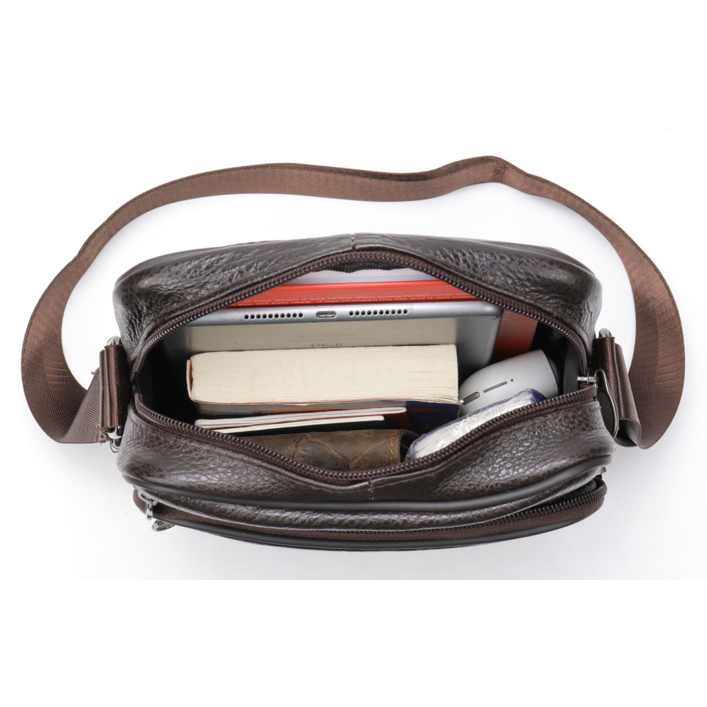 Сумка Vintage Шкіряна Коричнева (20346) - зображення 5