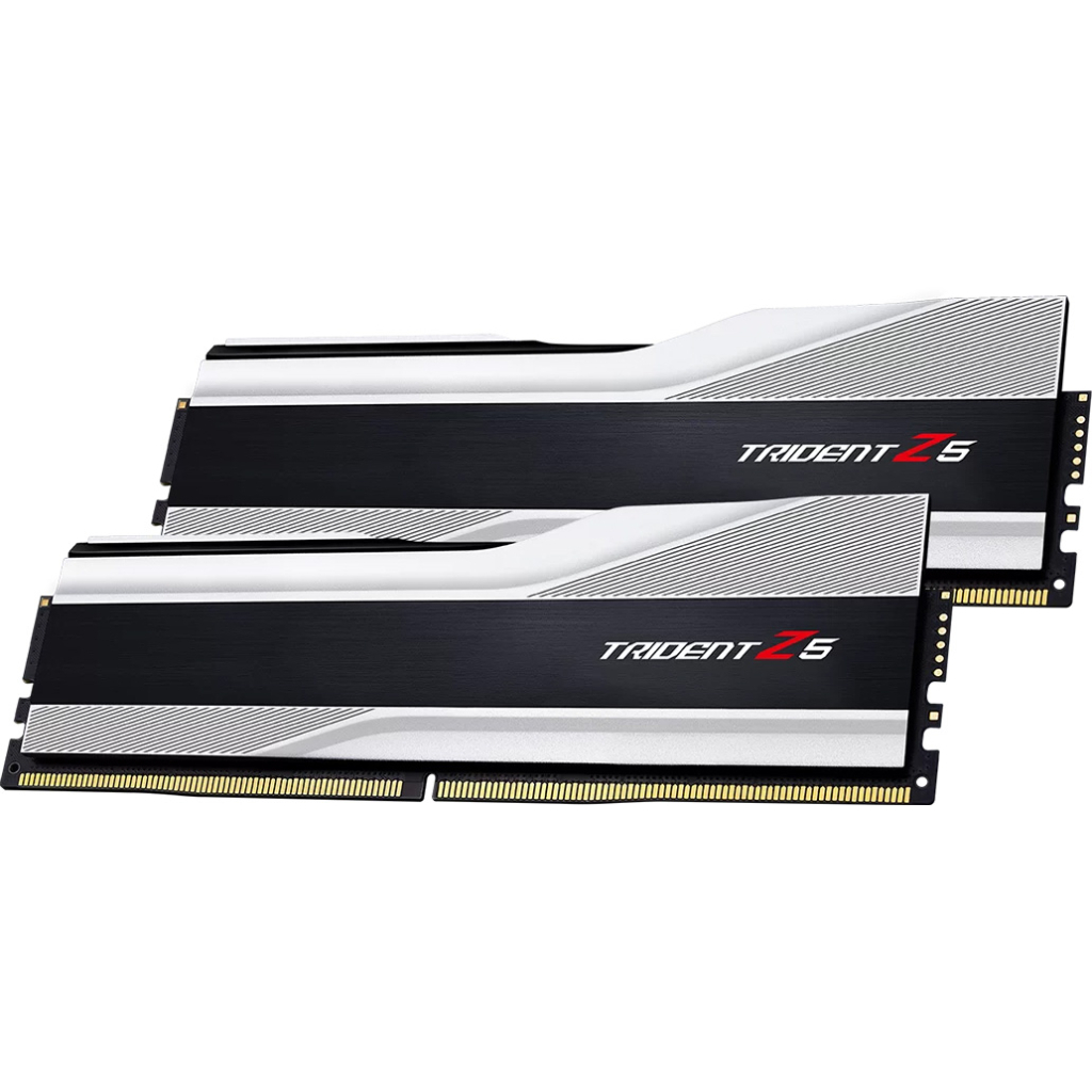 Модуль пам'яті для комп'ютера DDR5 64GB (2x32GB) 6000 MHz Trident Z5 Silver G.Skill (F5-6000J3238G32GX2-TZ5S) - зображення 4