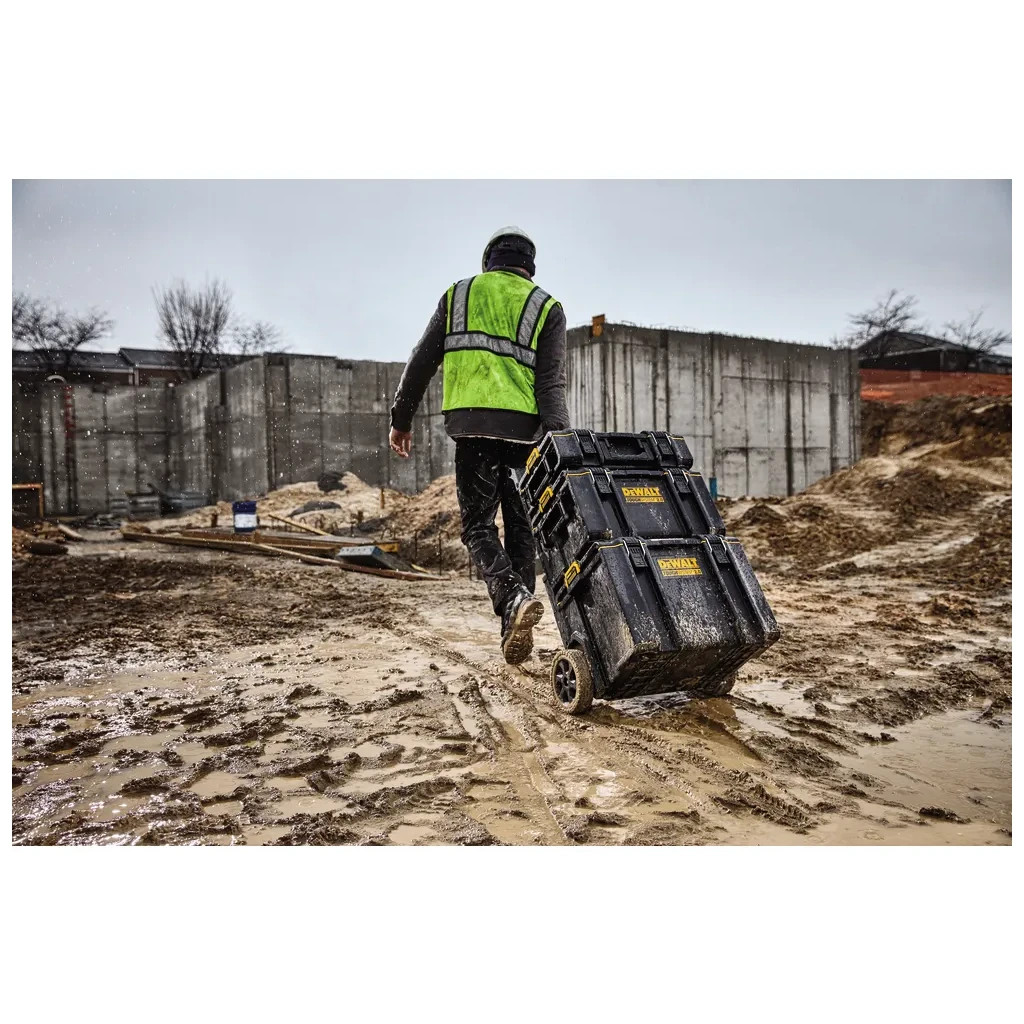 Ящик для інструментів DeWALT Ящик-візок TOUGHSYSTEM 2.0 608х500х990 мм (DWST83295-1) - зображення 4