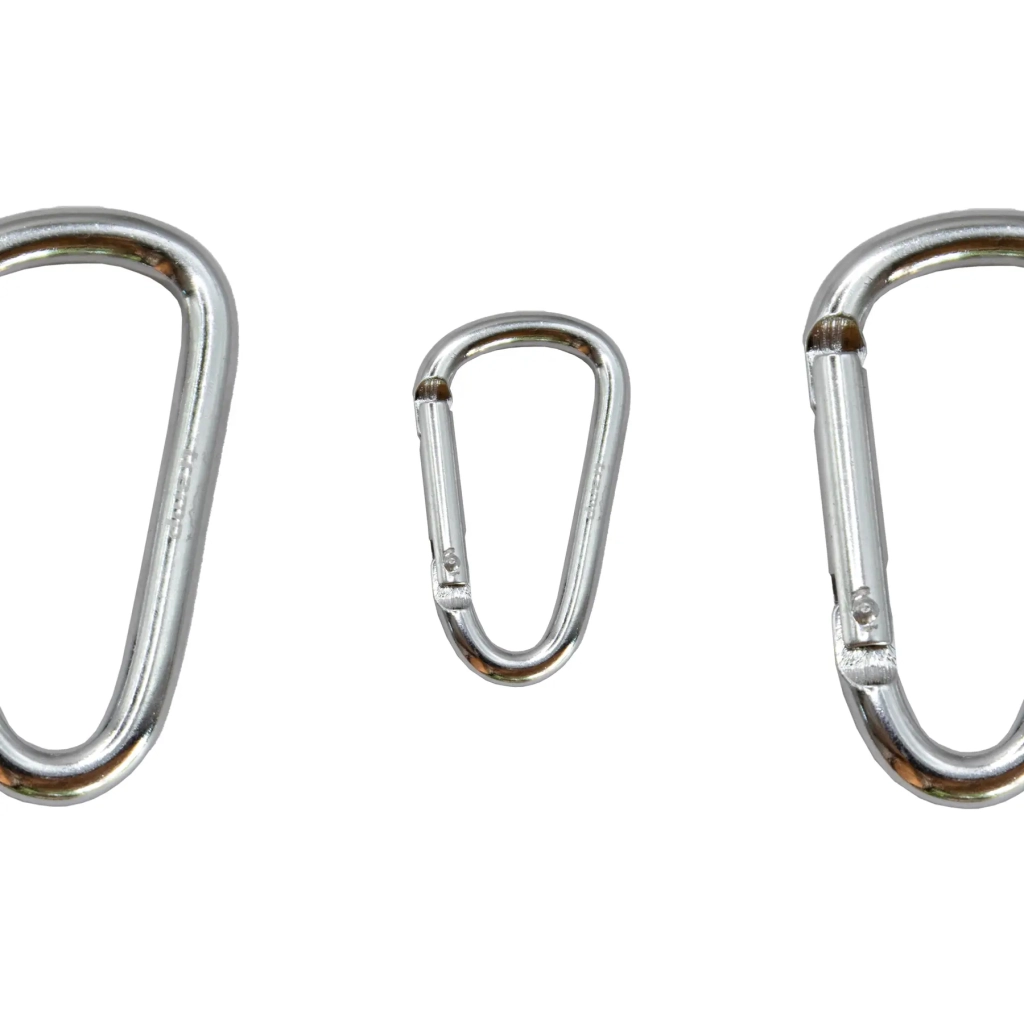 Карабін туристичний Tramp Набір 10 шт без муфти 6 cм Silver (UTRA-300-silver) - зображення 2