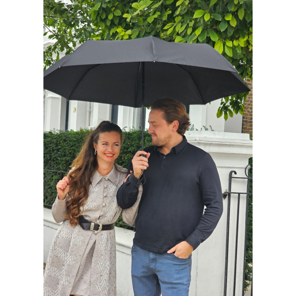 Парасоля Fulton Open&Close Jumbo-1 G323 Black (G323-010259) - зображення 4