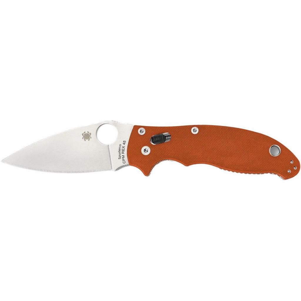Ніж Spyderco Manix 2 Sprint Run REX 45 Orange (C101GPBORE2) - зображення 1