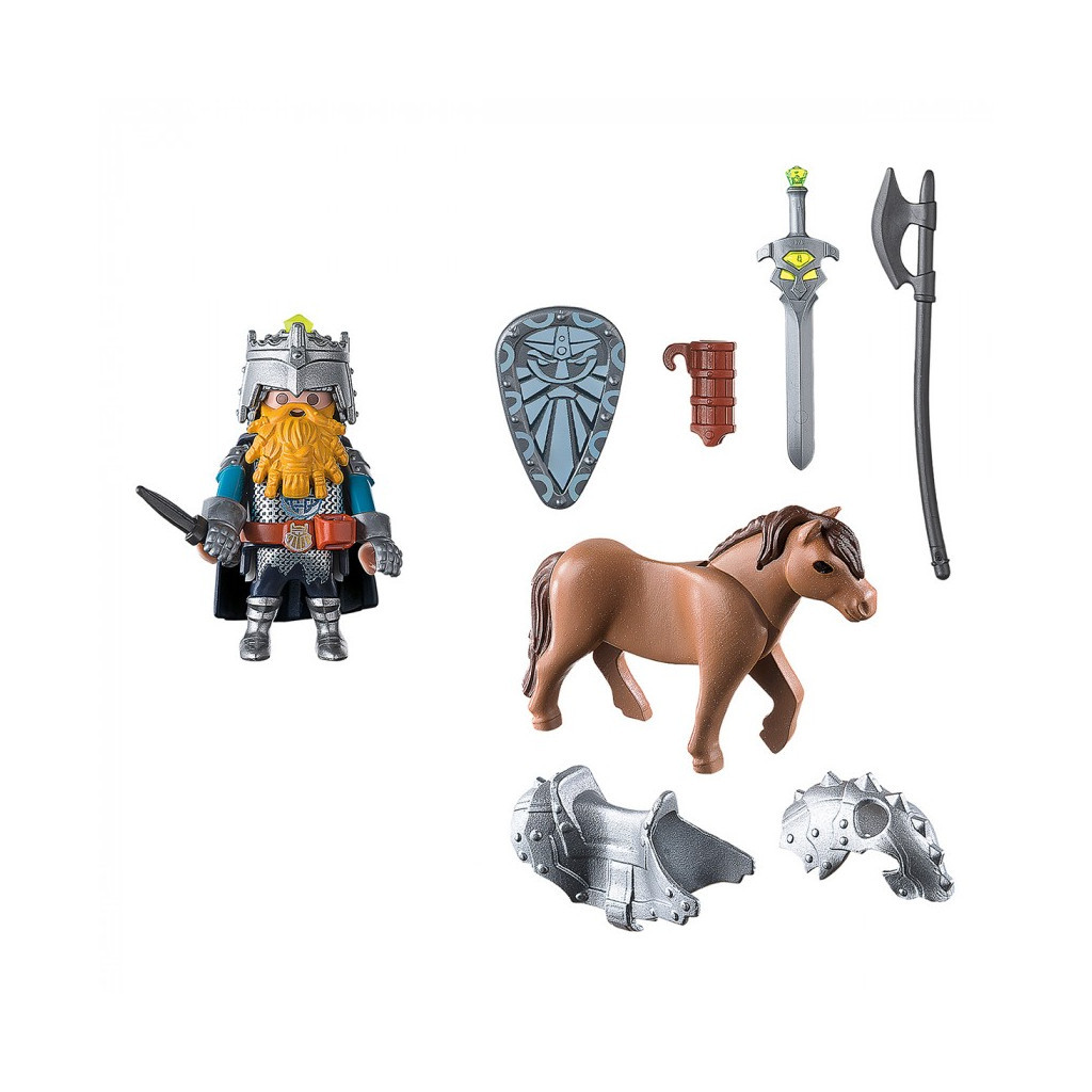 Конструктор Playmobil Бойовий гном на поні (6335865) - зображення 2