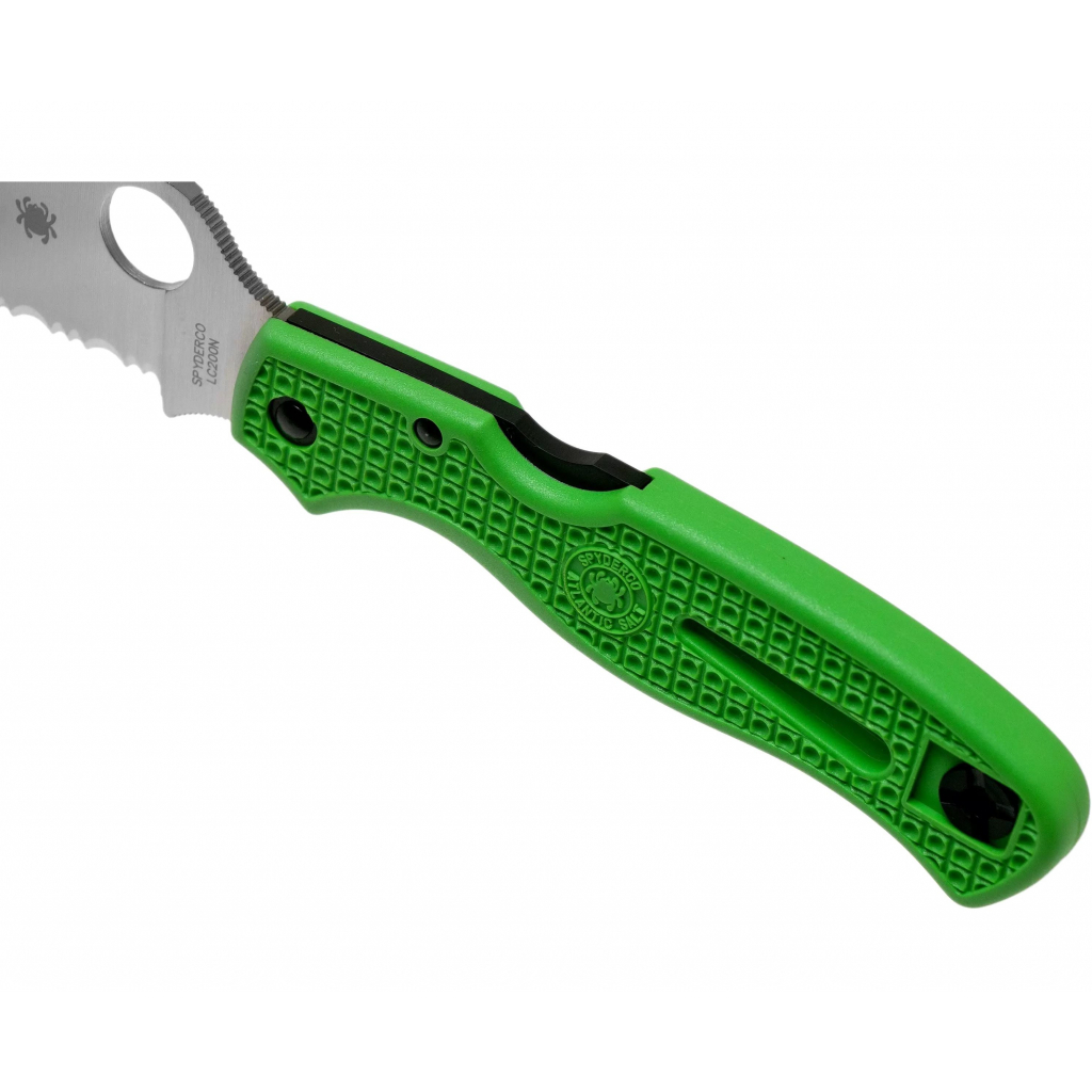 Ніж Spyderco Atlantic Salt Serrator Green (C89FSGR) - зображення 7