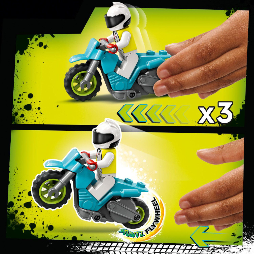 Конструктор LEGO City Stuntz Завдання із каскадерською вантажівкою та вогняним колом 479 деталей (60357) - зображення 5