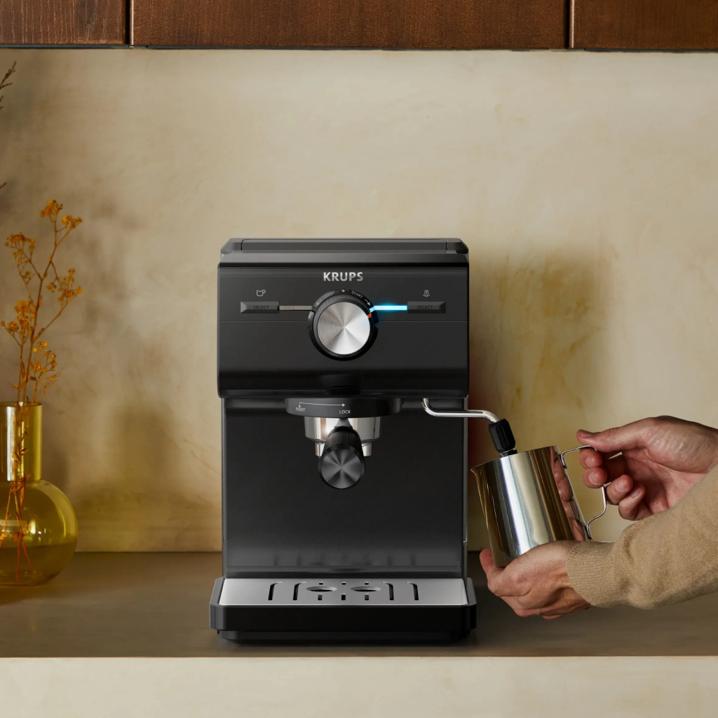 Ріжкова кавоварка еспресо Krups XP381810 - зображення 5