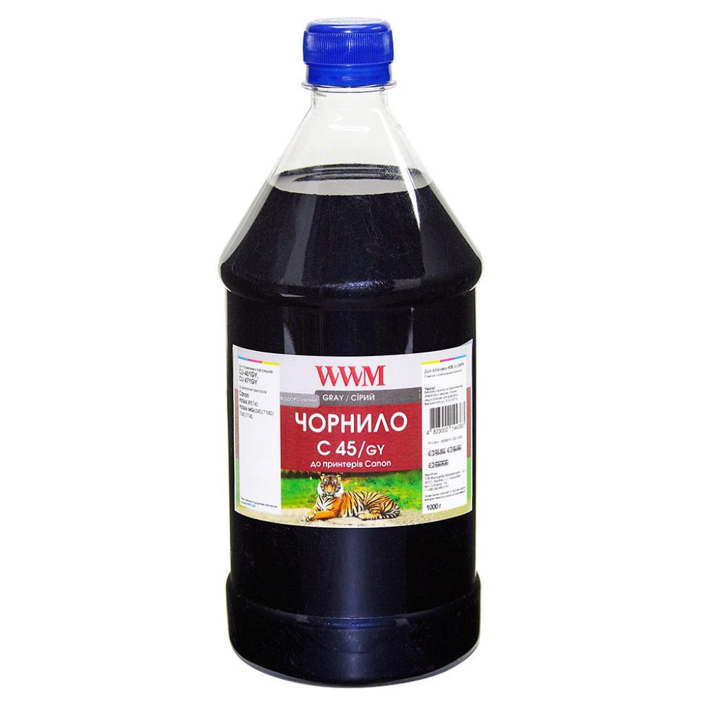 Чорнило WWM Canon CLI-451GY 1000г Gray (C45/GY-4) - зображення 1