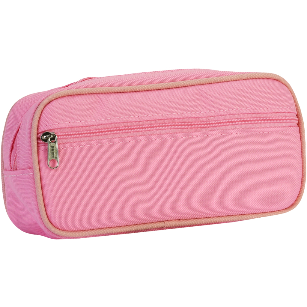 Пенал Cool For School 2 відділення Рожевий (J-2396-pink) - зображення 2